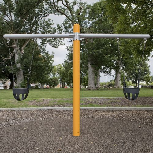 Schaukel / galvanisiertem Stahl - Toddler - Design 3407 - LANDSCAPE STRUCTURES - Aluminium / Polyethylen / Spielplatz