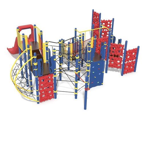 Spielplatzgerät / pulverbeschichteter Stahl - GeoPlex® Design 5111 - LANDSCAPE STRUCTURES - Polyethylen / modular
