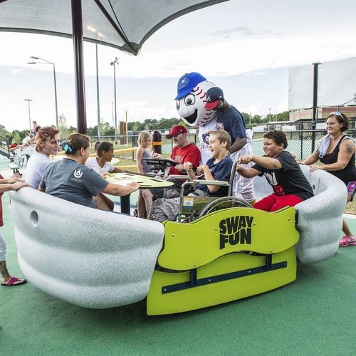 Behindertenfreundliches Spielplatzgerät - Sway Fun® Glider - Design 1331 - LANDSCAPE STRUCTURES - Polyethylen
