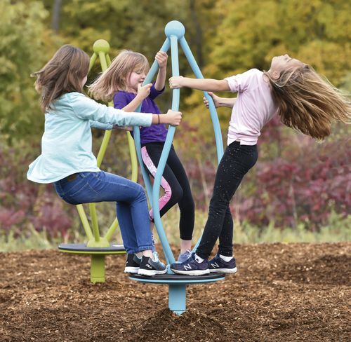 Spielplatz-Drehgerät / Kinder - Curva&reg; - Design 6226 - LANDSCAPE STRUCTURES - für Spielplätze