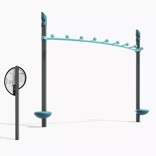 Fitnesspark für Gewerbegebrauch - FitCore&trade; Extreme Peg Bridge - Design 6201 - LANDSCAPE STRUCTURES - für Außenbereich