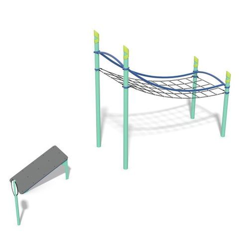 Fitnesspark für Gewerbegebrauch - FitCore&trade; Extreme Jump Hang - Design 6184 - LANDSCAPE STRUCTURES - für Außenbereich