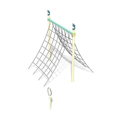 Kletternetz für Spielplätze - FitCore&trade; Extreme A-Frame Cargo Net - Design 6195 - LANDSCAPE STRUCTURES