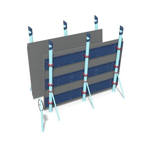Fitnesspark für Gewerbegebrauch - FitCore&trade; Extreme Spiderwalk - Design 6190 - LANDSCAPE STRUCTURES - für Außenbereich