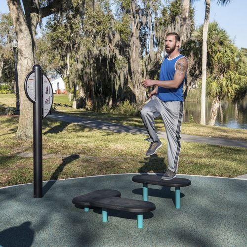 Jump für Spielplätze - HealthBeat® Plyometrics - Design 2278 - LANDSCAPE STRUCTURES - für öffentliche Bereiche
