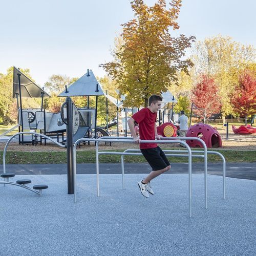 Krafttraining-Hantelstange / für Außenbereich - HealthBeat&reg; - Design 4244 - LANDSCAPE STRUCTURES - für Sportparcours / für Gewerbegebrauch