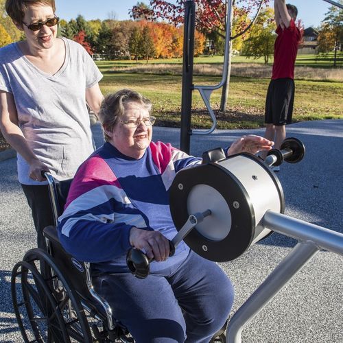 Heimtrainer für öffentliche Bereiche - HealthBeat&reg; - Design 4242 - LANDSCAPE STRUCTURES - für Spielplätze / für Sportparcours