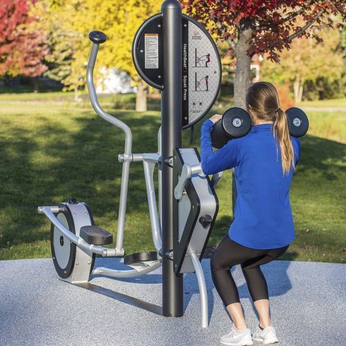 Squat-Fitnessgerät - HealthBeat&reg; - Design 2273 - LANDSCAPE STRUCTURES - für Außenbereich / für Gewerbegebrauch
