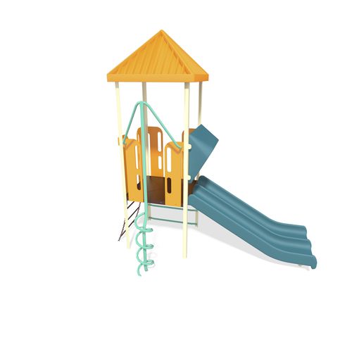 Spielplatzgerät / pulverbeschichteter Stahl - PlaySense - Design 32 - LANDSCAPE STRUCTURES - Polyethylen / Recyclingkunststoff / modular