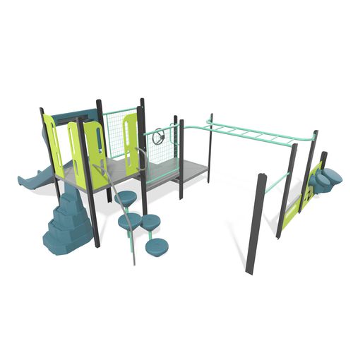 Spielplatzgerät / pulverbeschichteter Stahl - PlaySense - Design 60 - LANDSCAPE STRUCTURES - Polyethylen / modular