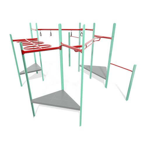 Spielplatzgerät / pulverbeschichteter Stahl - PlaySense - Design 300 - LANDSCAPE STRUCTURES - Polyethylen / Recyclingkunststoff / modular