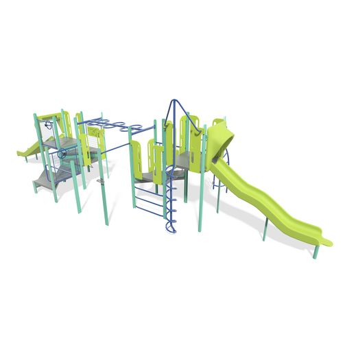 Spielplatzgerät / pulverbeschichteter Stahl - PlaySense - Design 301 - LANDSCAPE STRUCTURES - Polyethylen / Recyclingkunststoff / modular