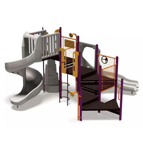 Spielplatzgerät / pulverbeschichteter Stahl - PlaySense - Design 403 - LANDSCAPE STRUCTURES - Polyethylen / Recyclingkunststoff / modular