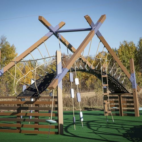 Klettergerüst für Spielplätze - Fortress™ - LANDSCAPE STRUCTURES