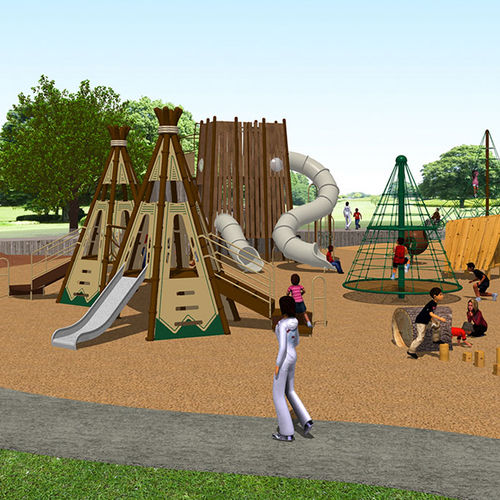 Holz-Spielplatzgerät - INCLUSIVE NATURE - little tikes