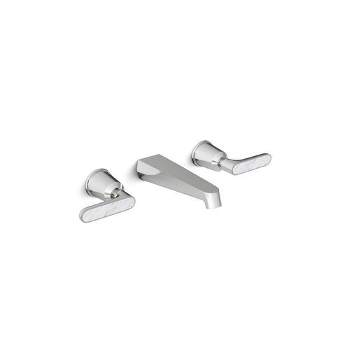 Einhebelmischer für Waschtisch - TWY934MMCA - Devon&Devon - wandmontiert / Messing / für Badezimmer