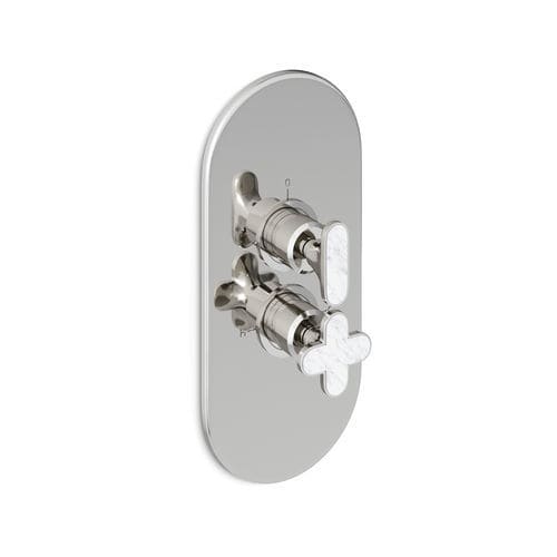 Einhebelmischer für Dusche - TWY949BMCA2WE - Devon&Devon - wandmontiert / thermostatisch / Messing