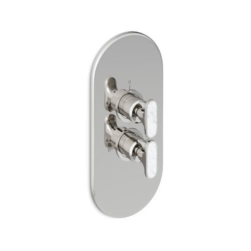 Einhebelmischer für Dusche - TWY9493WE - Devon&Devon - wandmontiert / thermostatisch / Messing