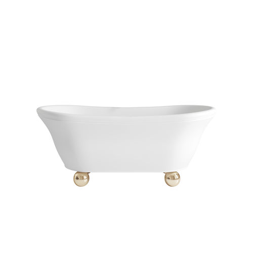 Ovale Badewanne - AURORA BIJOUX - Devon&Devon - freistehend / für Wohnungen / Verbundwerkstoff