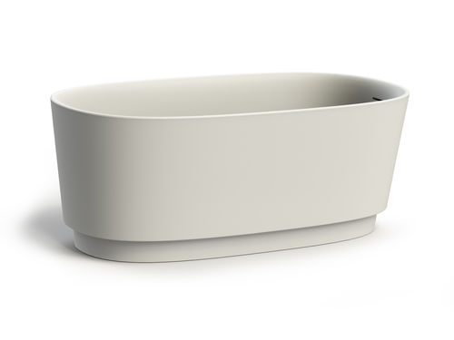 Ovale Badewanne - DOVE - Devon&Devon - freistehend / für Wohnungen / Verbundwerkstoff