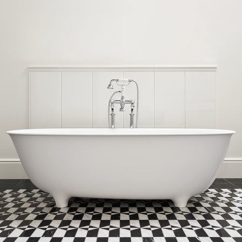 Ovale Badewanne - DOVEFSG - Devon&Devon - freistehend / für Wohnungen / Verbundwerkstoff