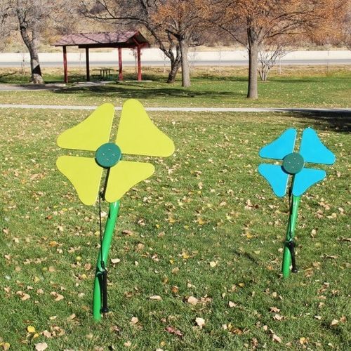 Musikalisches Spielplatzgerät - FLOWERS - progressive design playgrounds - für öffentliche Einrichtungen / für Kindergarten / für öffentliche Anlagen