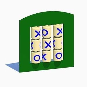Tic-Tac-Toe-Spielpaneel - TIC TAC TOE - progressive design playgrounds