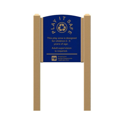 Sicherheitsbeschilderung für Außenbereich - FULL-SIZE - progressive design playgrounds