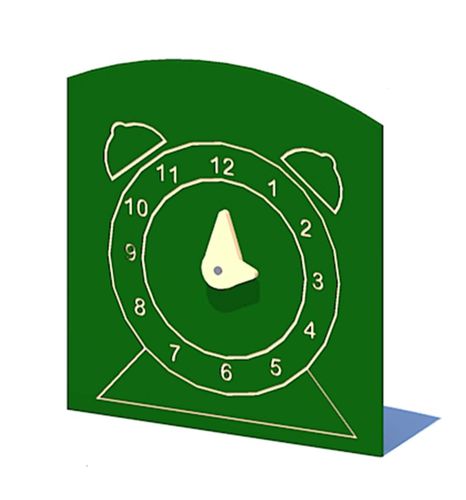 Uhr-Spielpaneel - CLOCK - progressive design playgrounds
