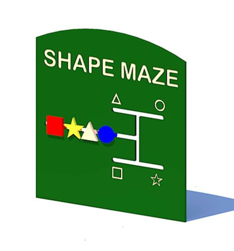Labyrinth-Spielpaneel - SHAPE MAZE - progressive design playgrounds