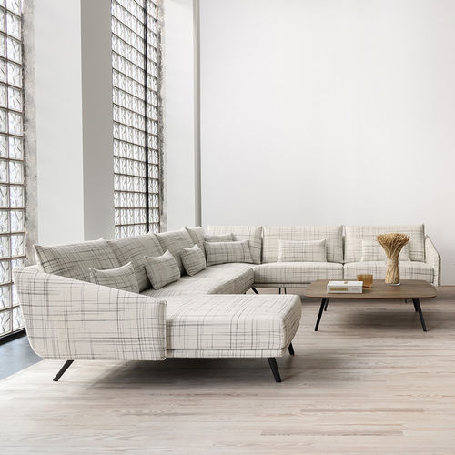 Modulsofa - COSTURA - STUA - modern / Stoff / Leder