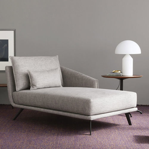 Moderne Récamiere - COSTURA - STUA - Stoff / Sperrholz / Gestell aus Aluminium