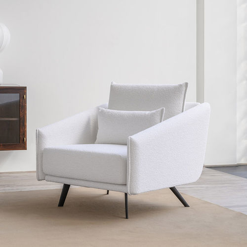 Moderner Sessel - COSTURA - STUA - Stoff / Leder / Sperrholz