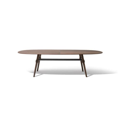 Moderner Tisch - AGO - GIORGETTI - Sperrholz / Marmor / Gestell aus Nussbaum