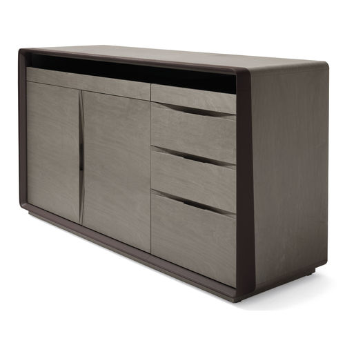 Moderne Kommode - FRAME - GIORGETTI - Holz / Leder / Marmor