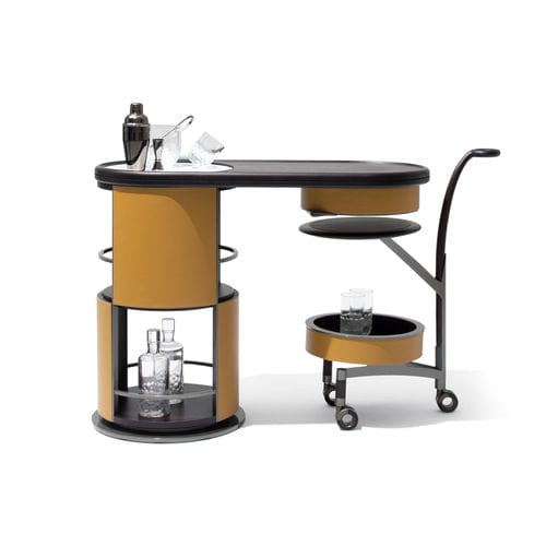 Moderner Minibarmöbel - HOST - GIORGETTI - Holz / Nussbaum / MDF