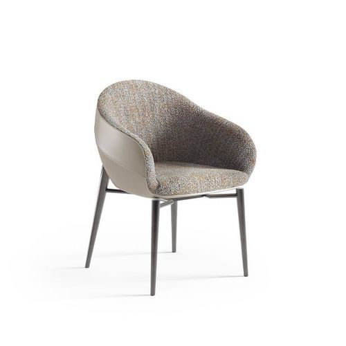 Leder-Relaxsessel - APHIRA - GIORGETTI - Stoff / Esche / maßgefertigt