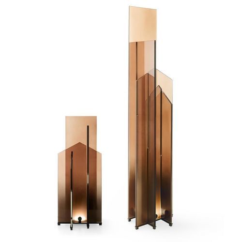 Tischlampe - HIGHRISE - GIORGETTI - Boden / Glas / modern