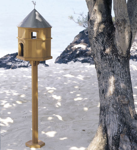 Teakholz-Vogelhäuschen - COLOMBIER - Tectona - bodenstehend