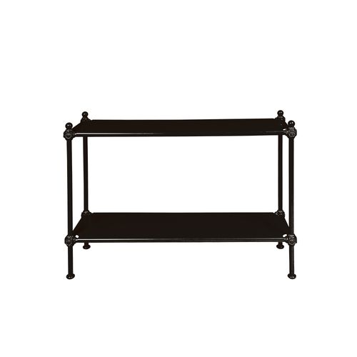Moderner Konsolentisch - 1800 - Tectona - lackiertes Aluminium / Gestell aus Aluminium / rechteckig