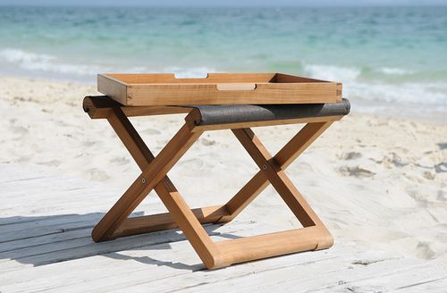 Teakholz-Serviertablett - COPACABANA - Tectona - für Privatgebrauch / für Gewerbegebrauch