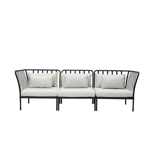 Modulsofa - CHELSEA - Tectona - modern / für Garten / Sunbrella®