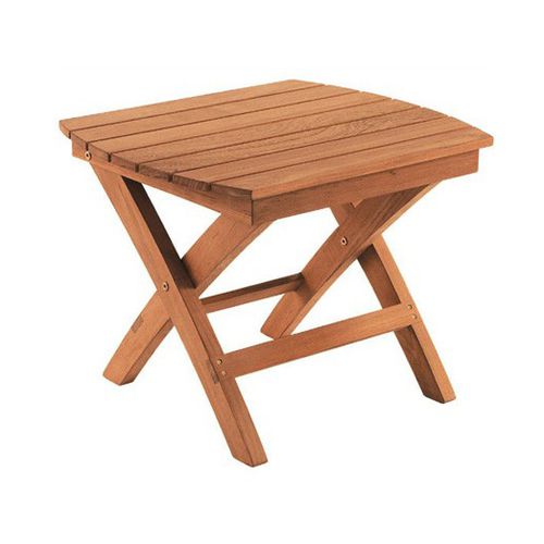 Klassischer Beistelltisch - ADIRONDACK - Tectona - Teakholz / Gestell aus Teakholz / rechteckig
