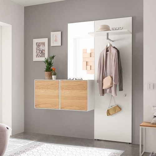 Moderner Eingangsbereich - EASY  - hülsta - wandmontiert / lackiertes Holz / mit Stauraum