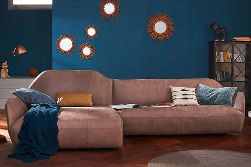 Modulsofa - hs.480 - hülsta - modern / Stoff / Leder