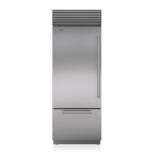 Kühl-Gefrierkombination mit Schublade - BI-30U/S - SUB-ZERO - für Privatgebrauch / Einbau / mit Gefrierschrank unten