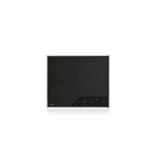 Induktionskochfeld - CI243TF/S - SUB-ZERO - mit 3 Kochfeldern / Einbau / mit Touch-Steuerung