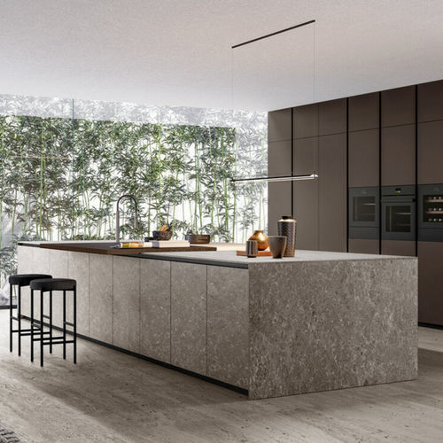 Moderne Küche - CX 14 - COMPREX - MDF / Glas / Aluminium