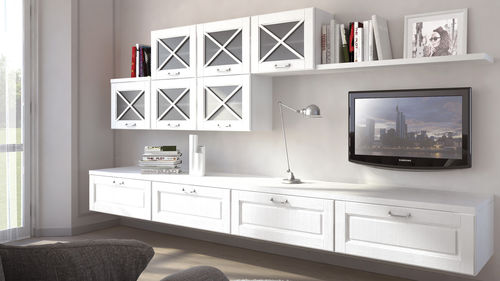 Klassische Wohnwand - AGNESE - CUCINE LUBE - Holz