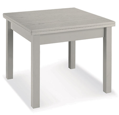 Moderner Tisch - BOER - CUCINE LUBE - Massivholz / Holzfurnier / quadratisch